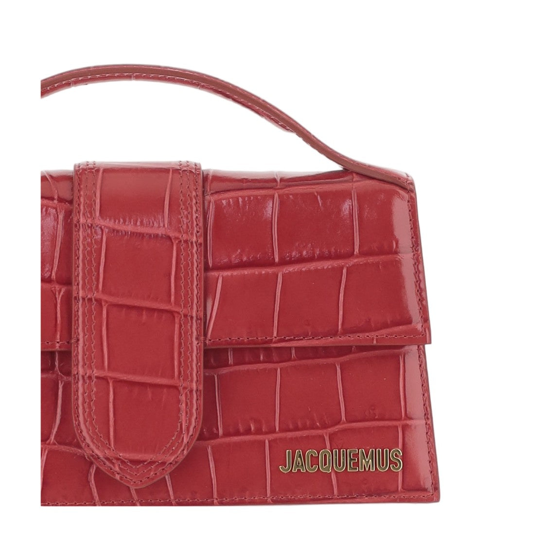 Jacquemus Red Le Grand Child's Animal Print Leather Tote Bag