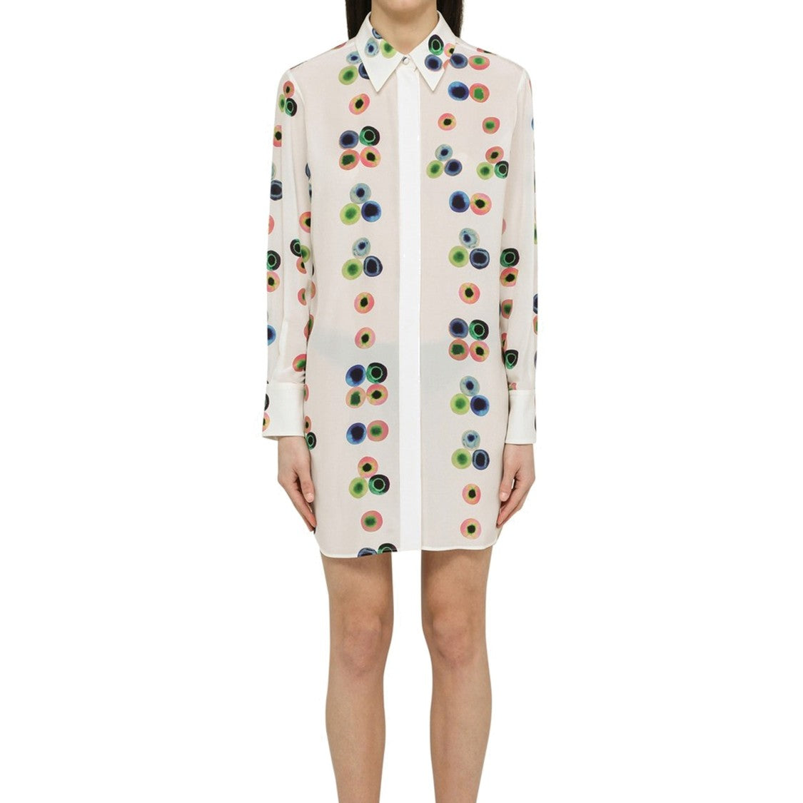 Chloé Silk Chemisier Dress