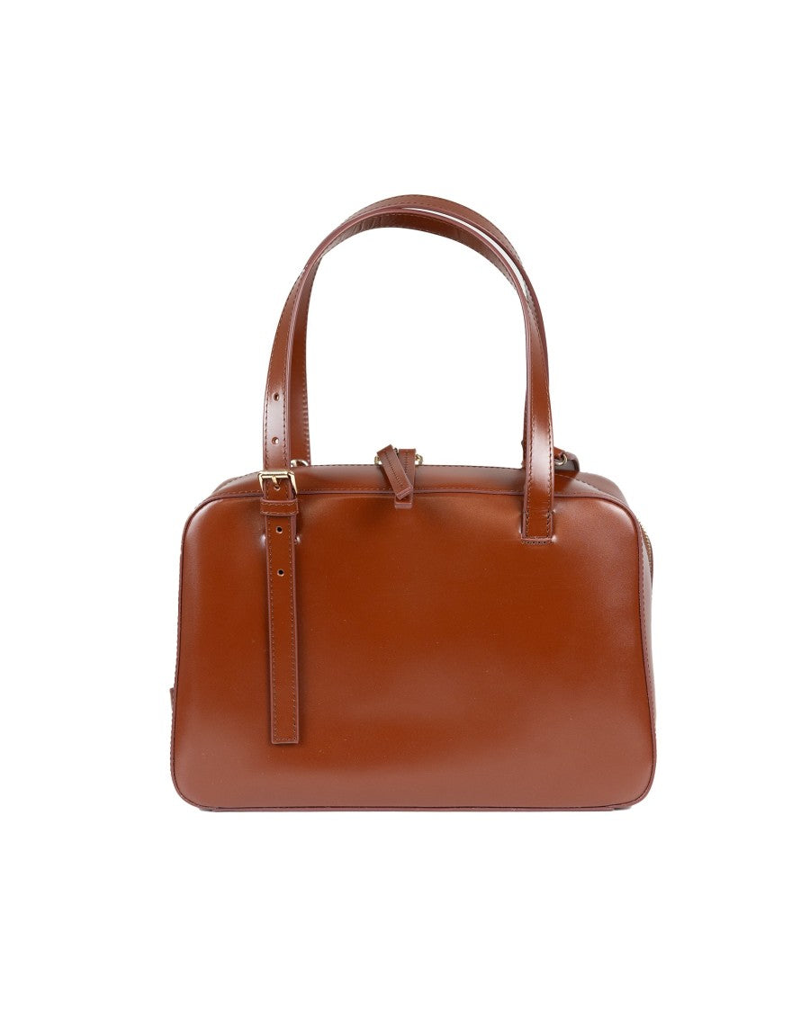 A.P.C. Virginie Box Handbag Nut Brown