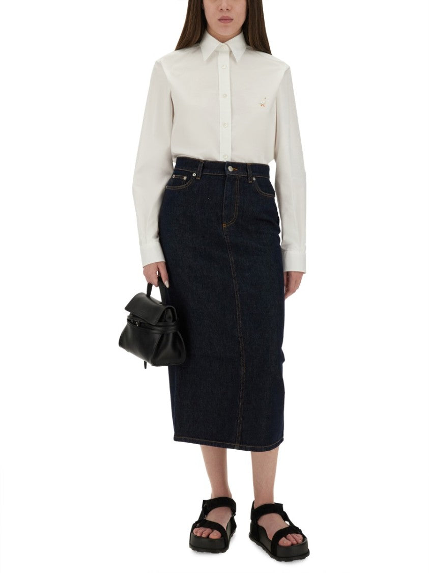 Moschino Shirt With "Goose" Embroidery