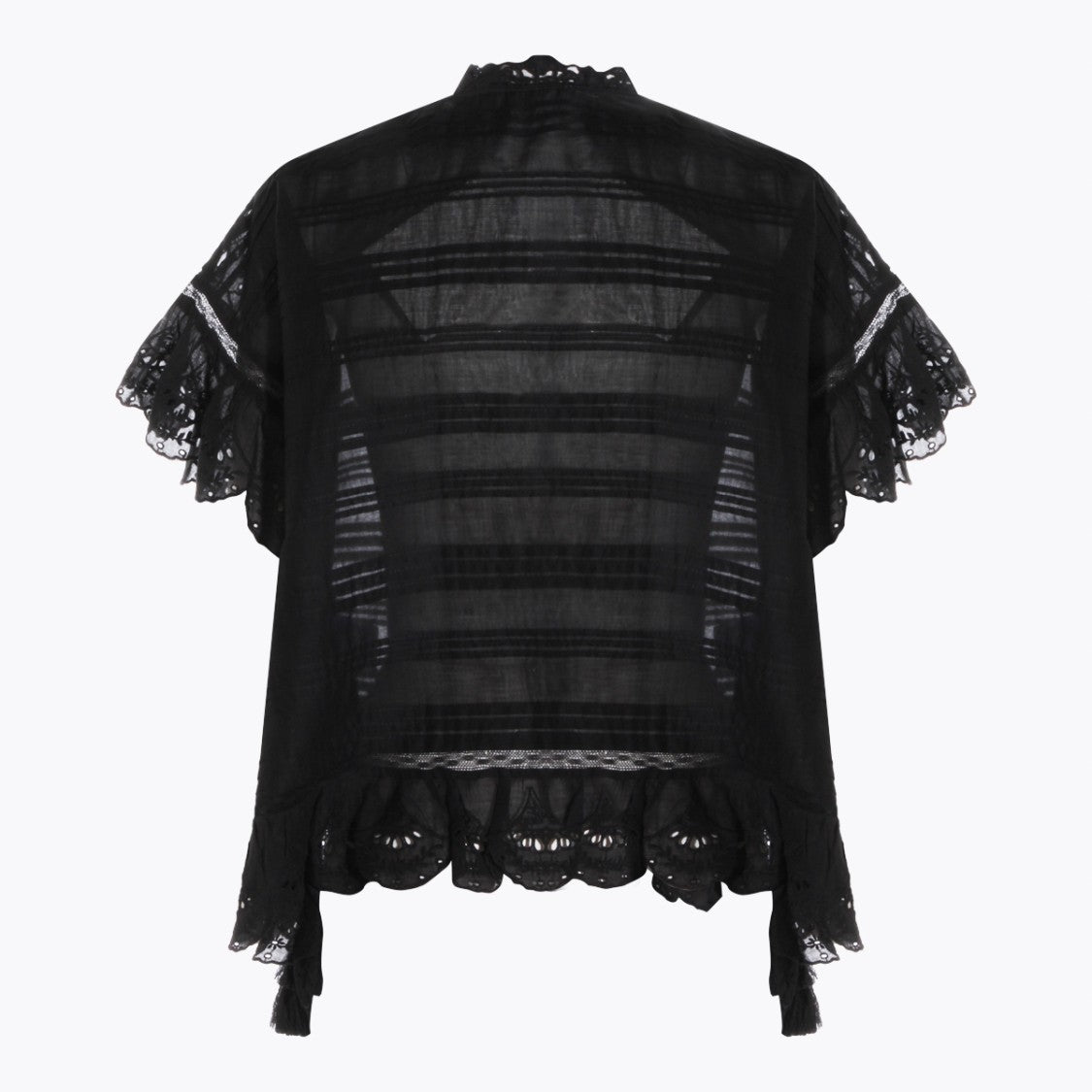 Isabel Marant Étoile Fitted Black Top With Round Neckline