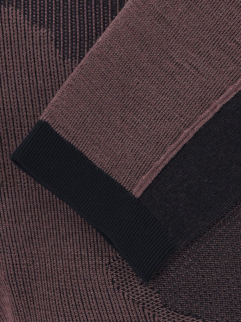 Oakley Brown Latitude Veil Wool-Blend Crewneck Technical Sweater
