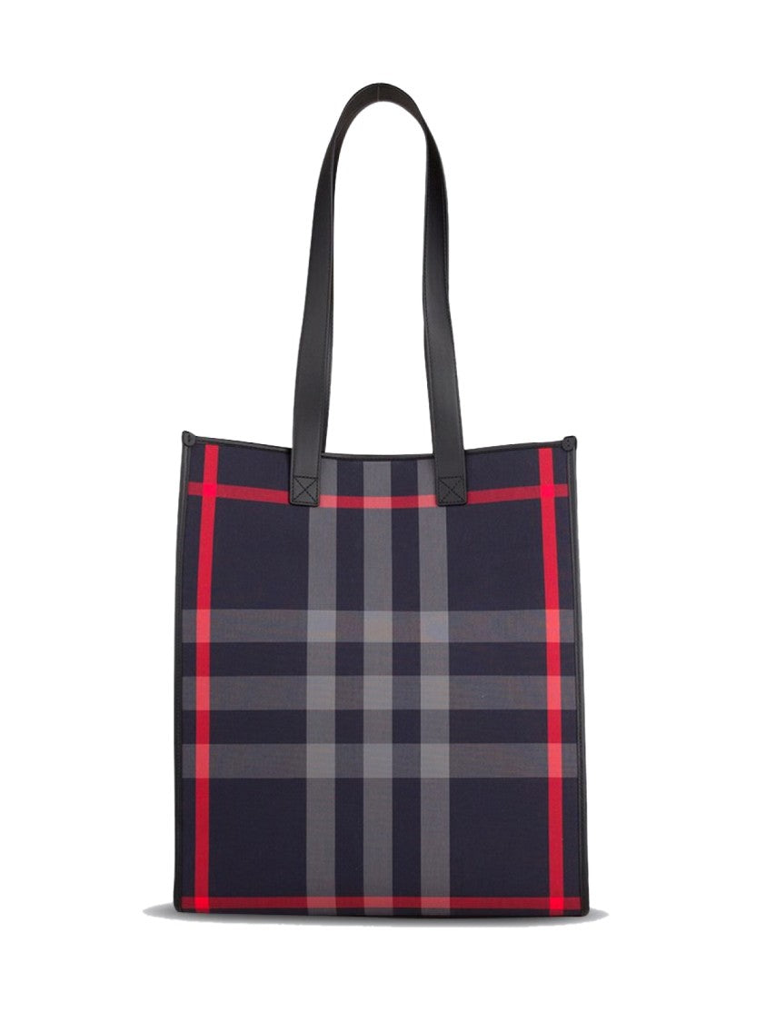 Burberry Ip Check Logo Tote Bag