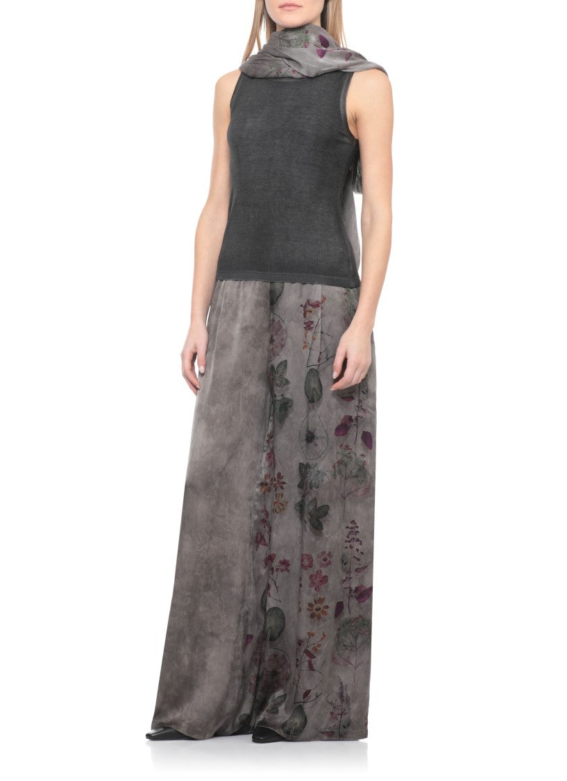 Avant Toi Black Silk-Blend Tank Top
