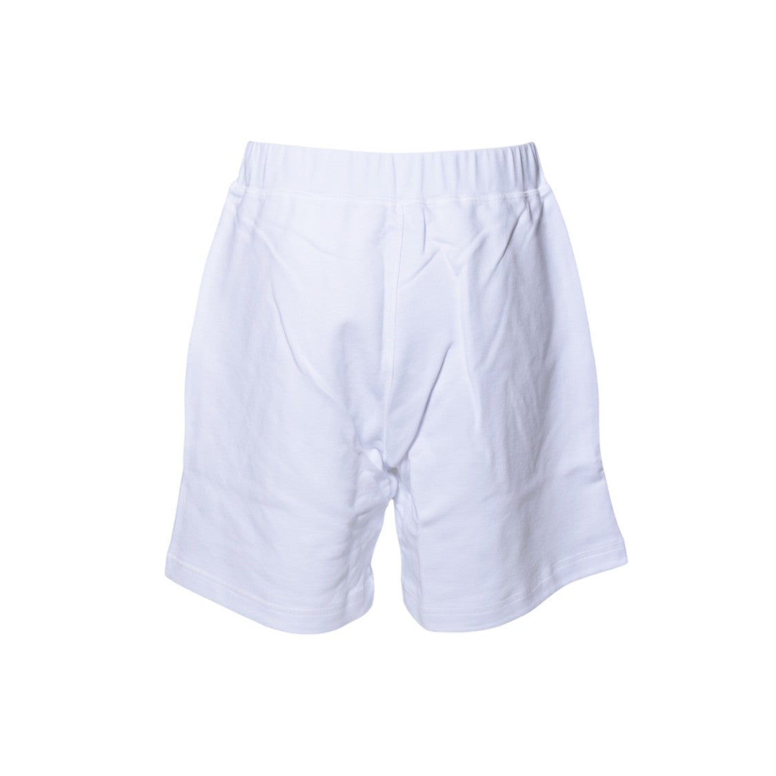 Dsquared2 Relaxed-Fit White Shorts With Metallic Logo Detail