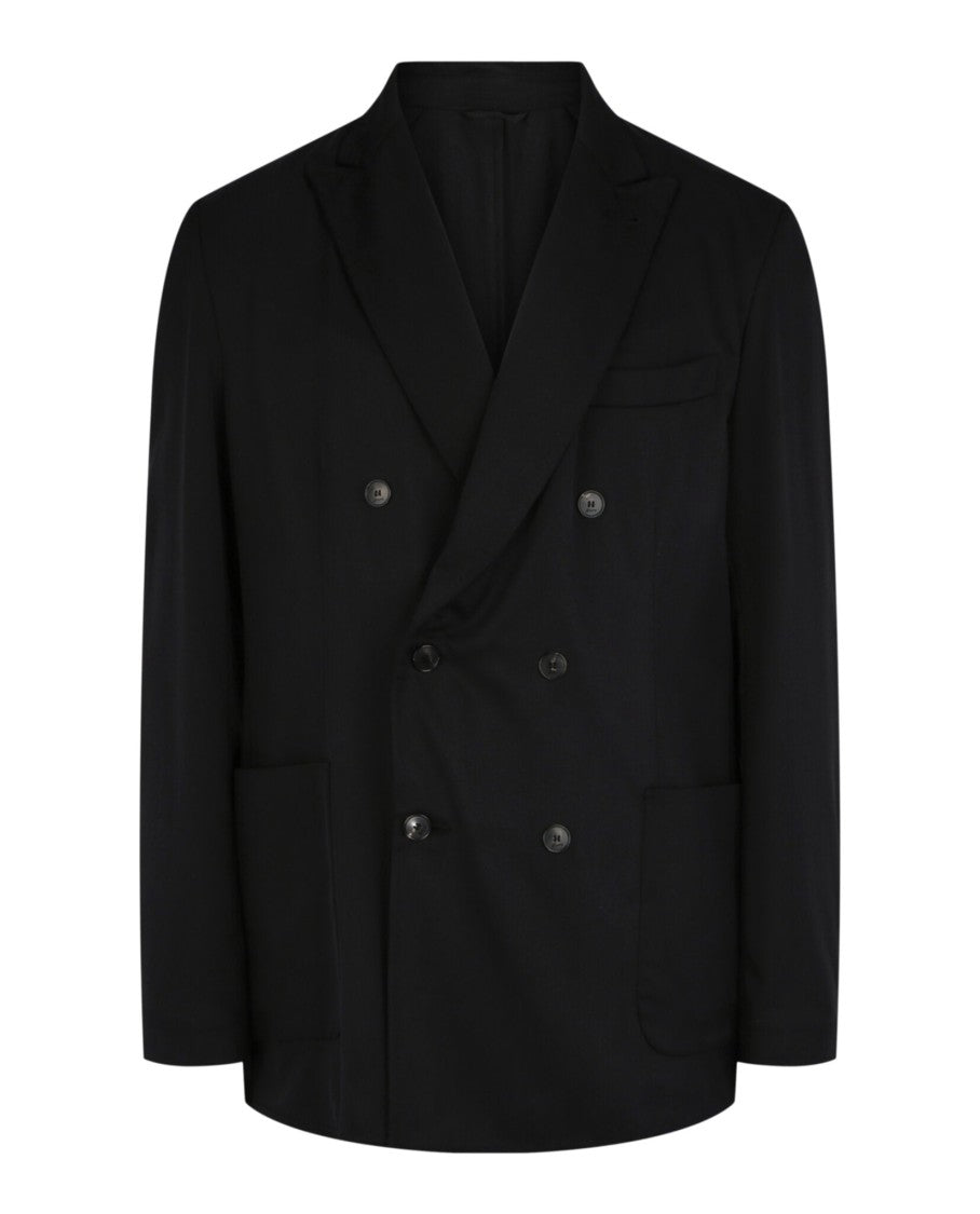 Brioni Deconstructed Double-Breasted Blazer