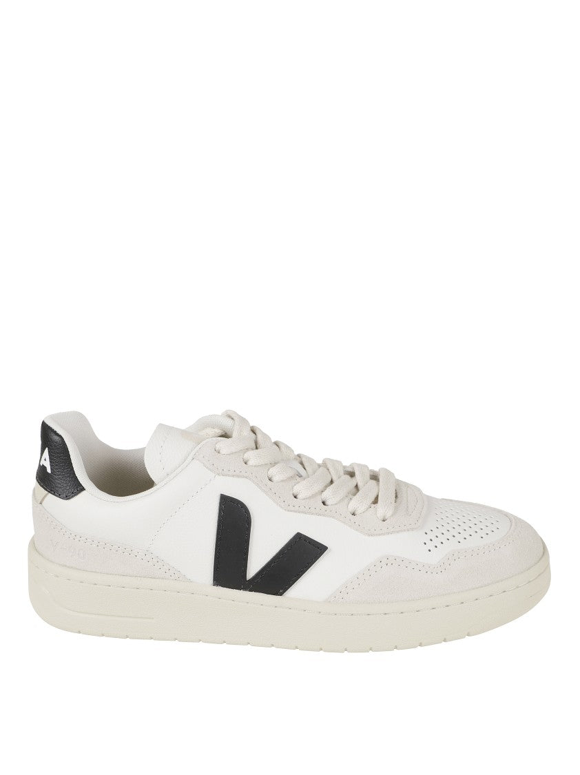 Veja Low-Top Sneakers With Perforated Detailing And Iconic Logo