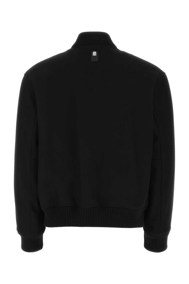 1017 Alyx 9Sm Black Wool Blend Bomber Jacket