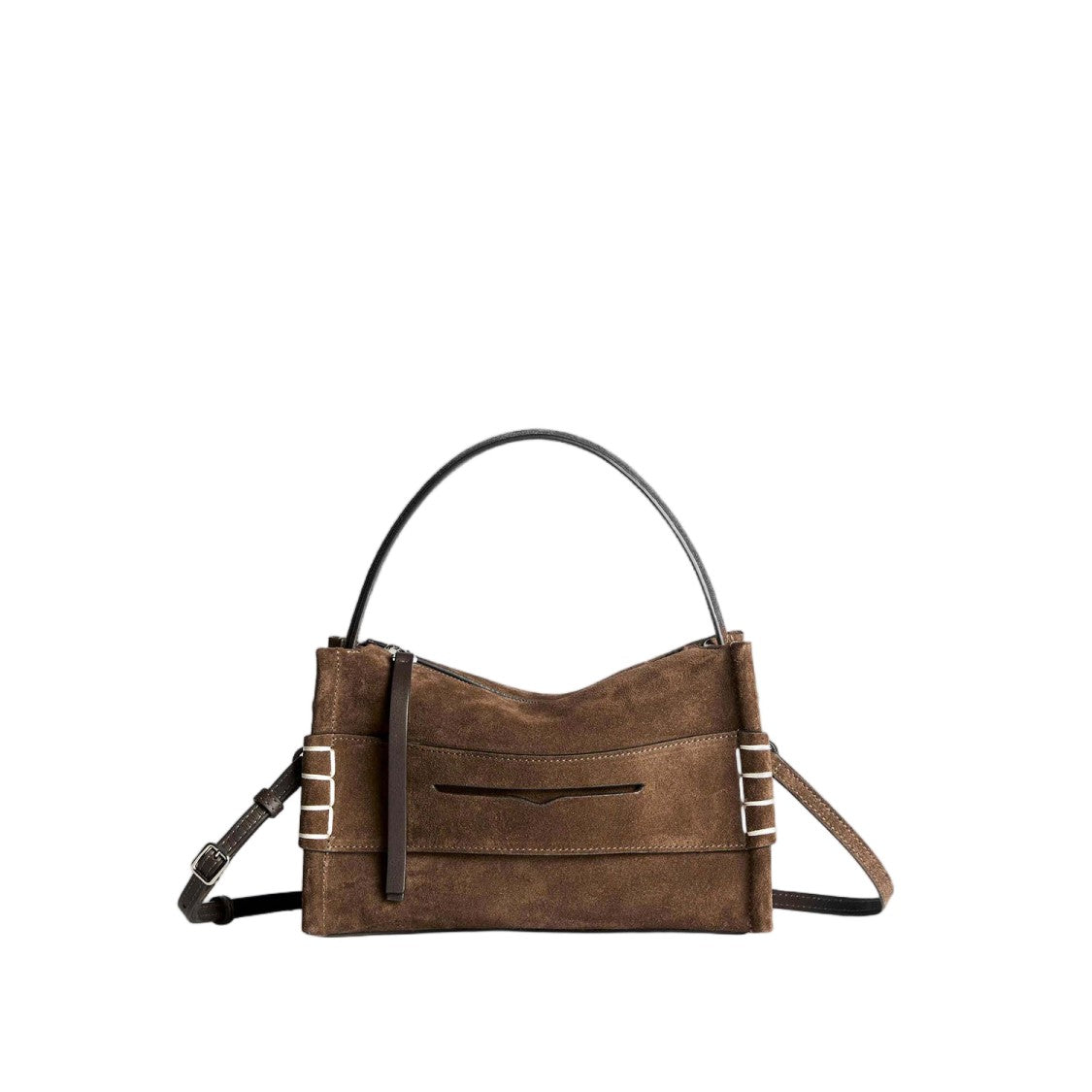 J. W. Anderson Structured Suede Calfskin Bag With Adjustable Strap