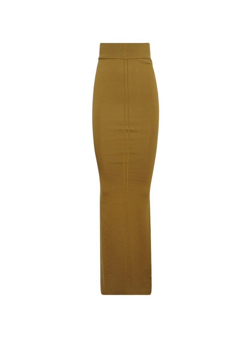Rick Owens Pillar Skirt Honey