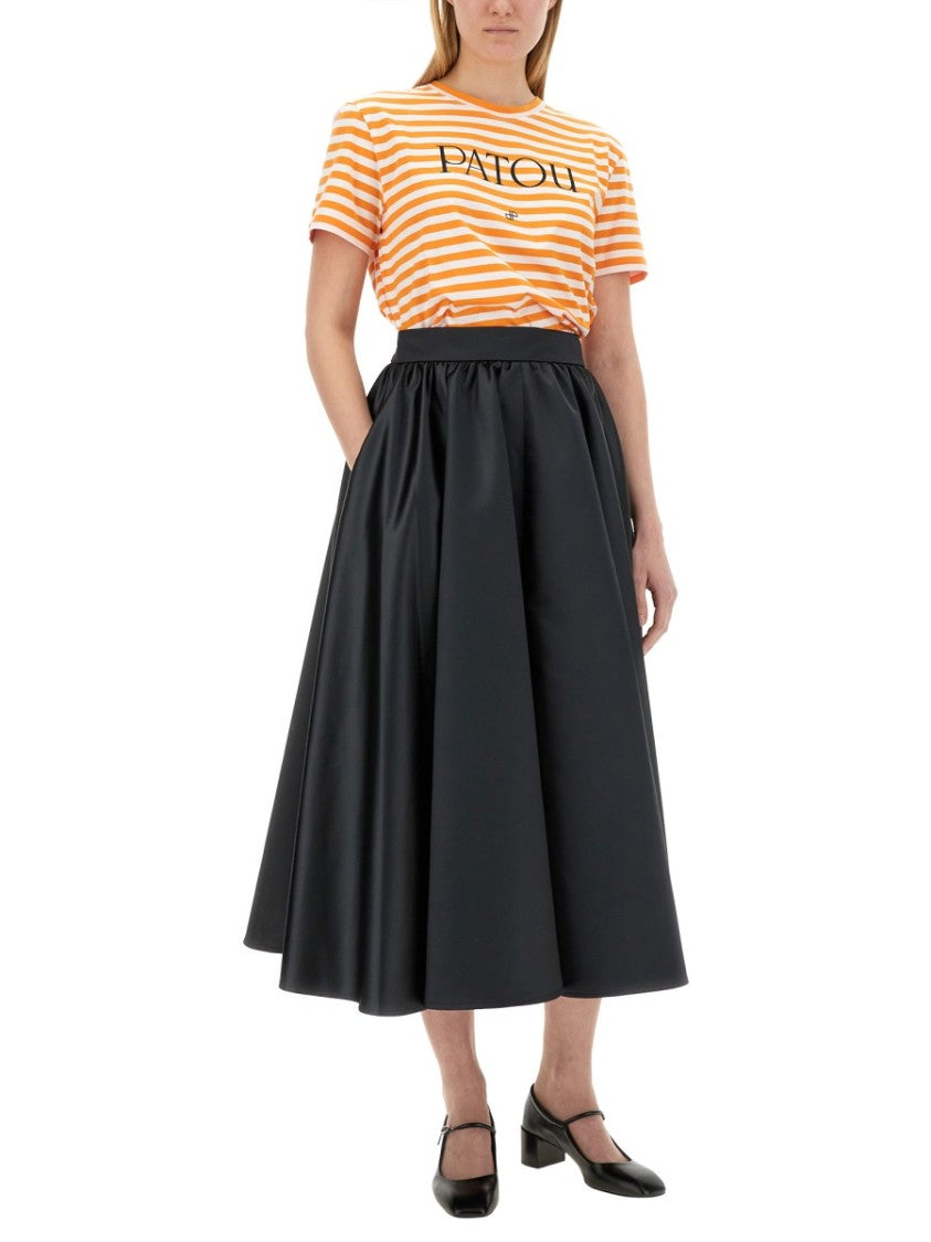 Patou Midi Polyester Skirt