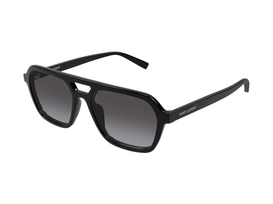 Saint Laurent Sl 905 Cut-Out Bridge Oversized Square Sunglasses