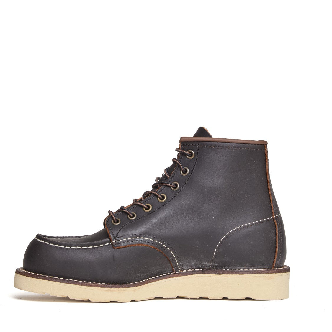 Red Wing Classic Black Prairie Leather 6-Inch Boots