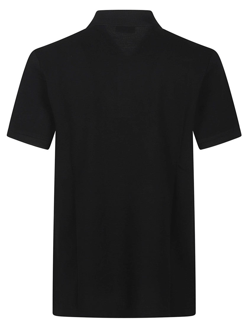 Moschino Black Classic Cotton Polo Shirt