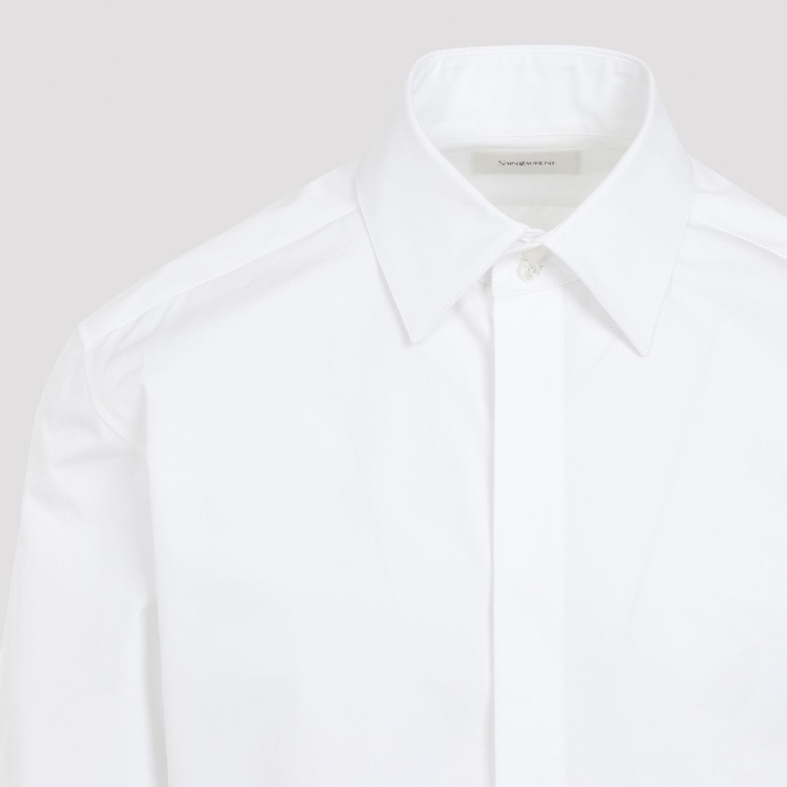 Saint Laurent Crips White Cotton Shirt