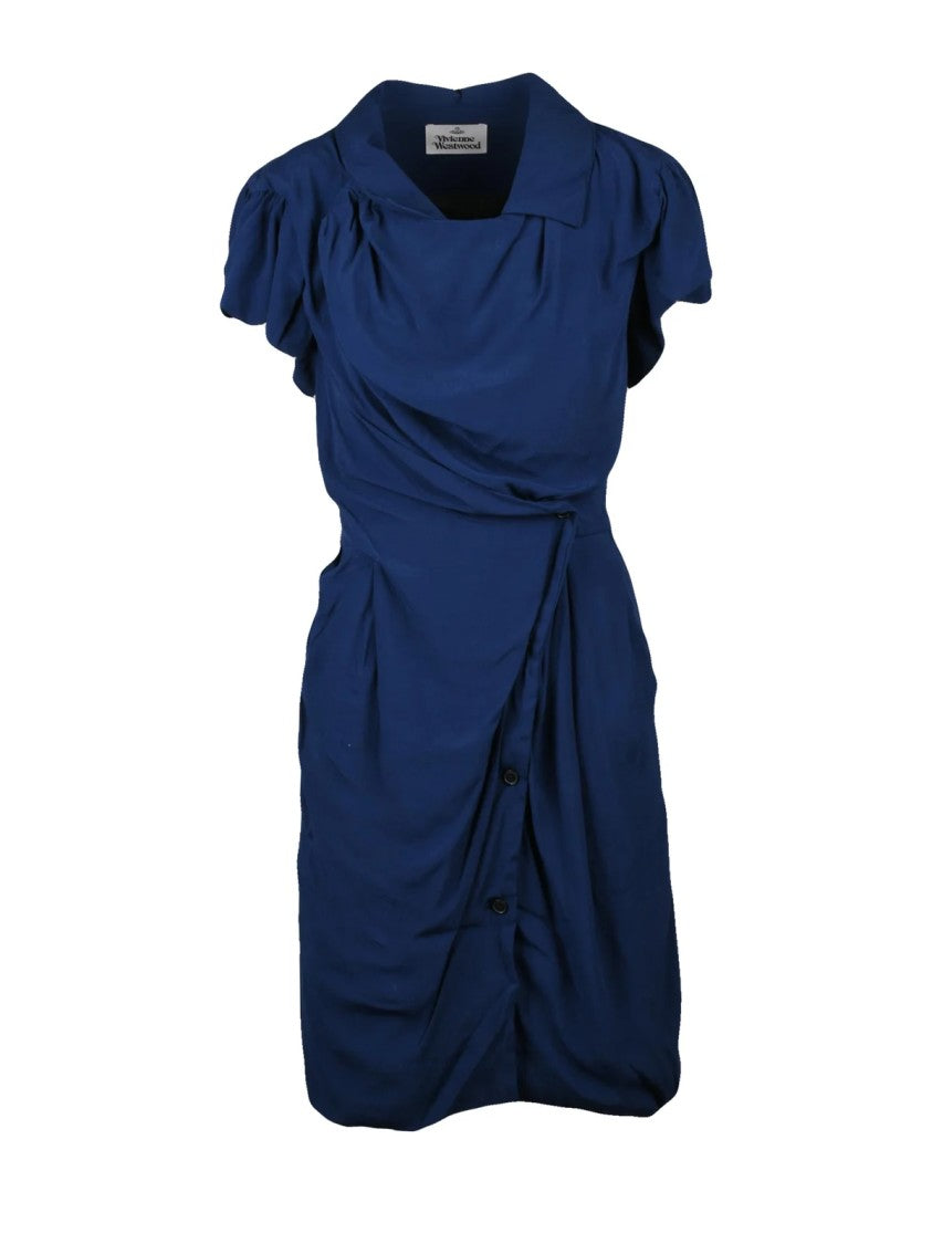 Vivienne Westwood Asymmetric Draped 'Drunken' Dress