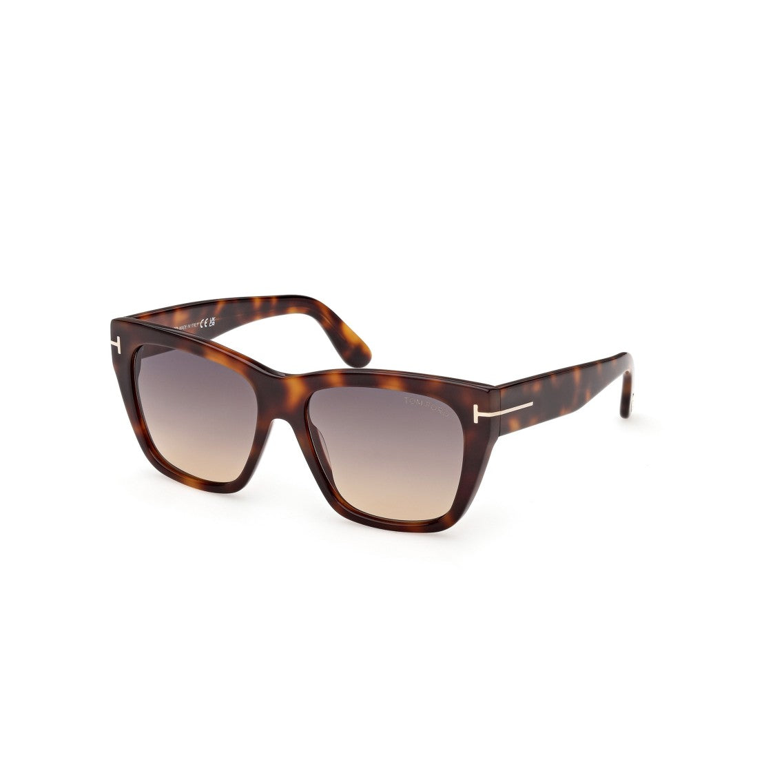 Tom Ford Ft1343 Bold Tortoiseshell Square Frame Sunglasses