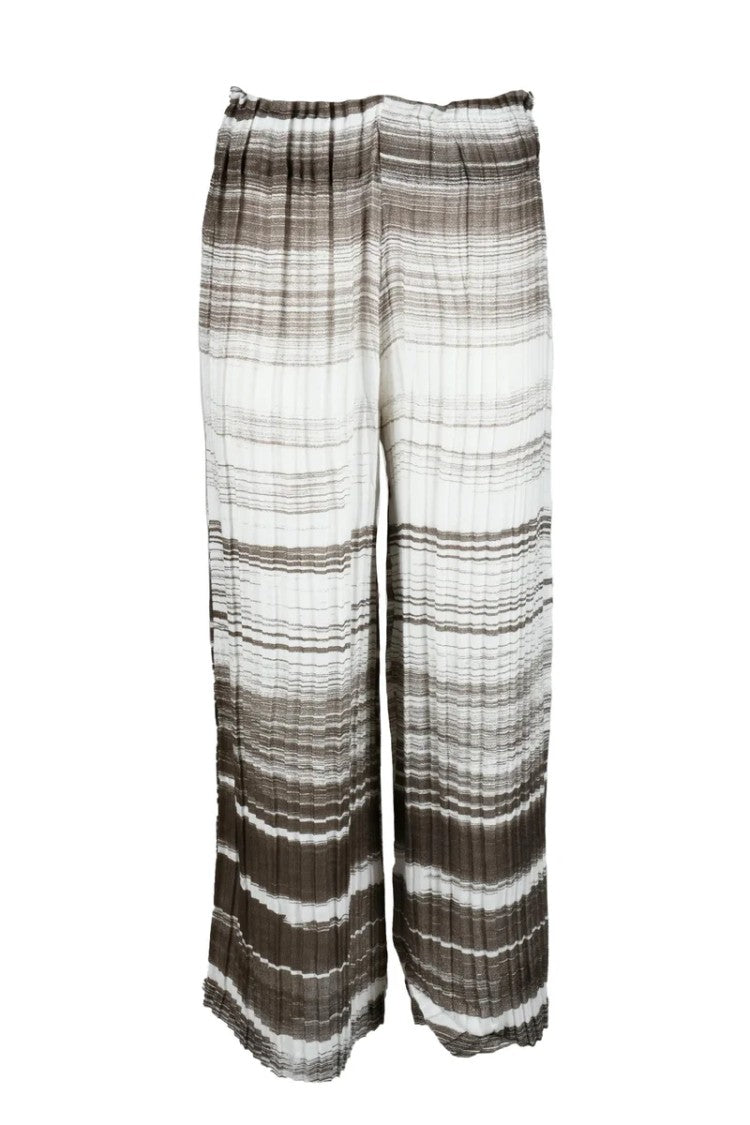 Virginia Bizzi Virginia Bizzi White/Brown Trousers