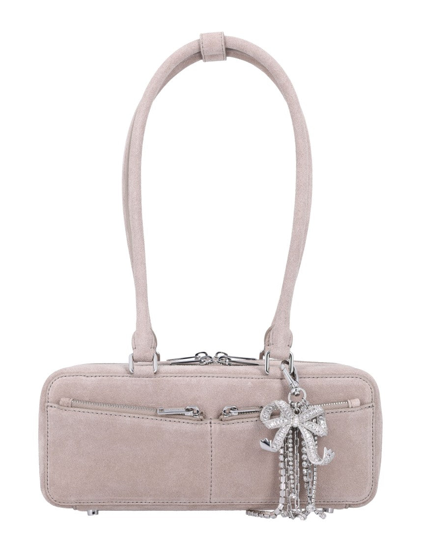 Self-Portrait Baguette Shoulder Bag With Charm