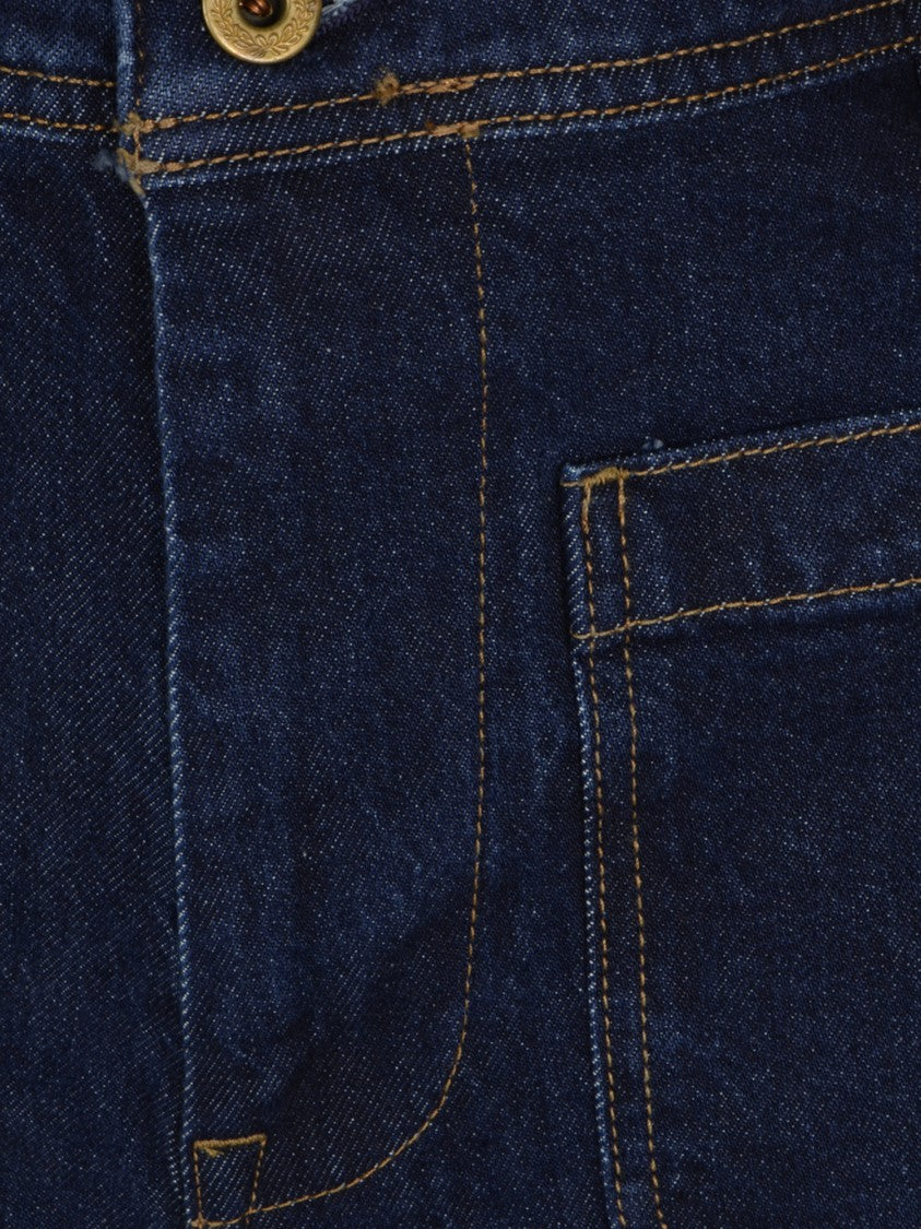 Polo Ralph Lauren Stretch Cotton Denim Jeans With Pressed Creases