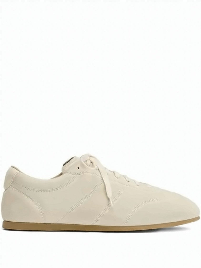 Lemaire Elegant Lamb Leather Mules With Rubber Sole