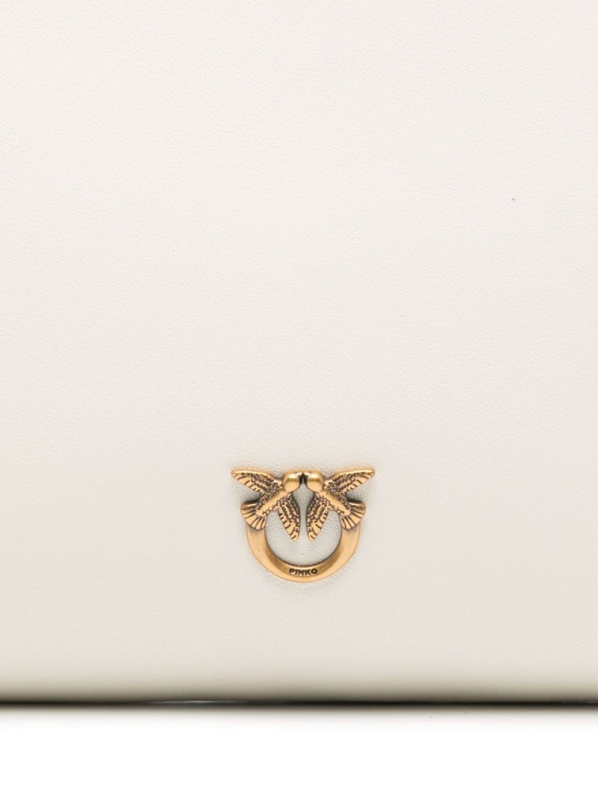 Pinko Rectangular Calfskin Shoulder Bag