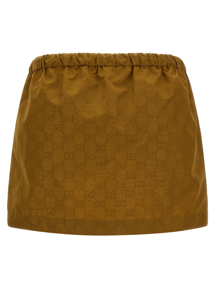 Gucci 'Gg' Canvas Skirt