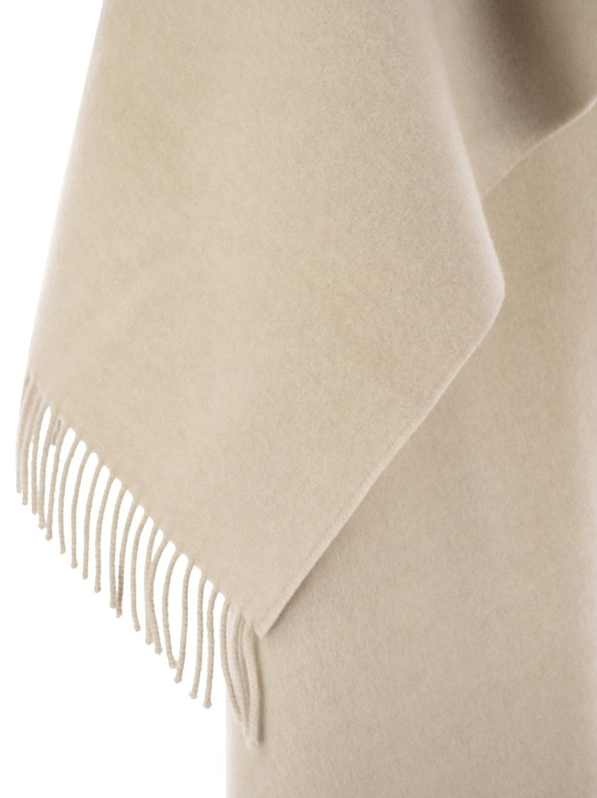 Brunello Cucinelli Wool And Cashmere Knit Scarf