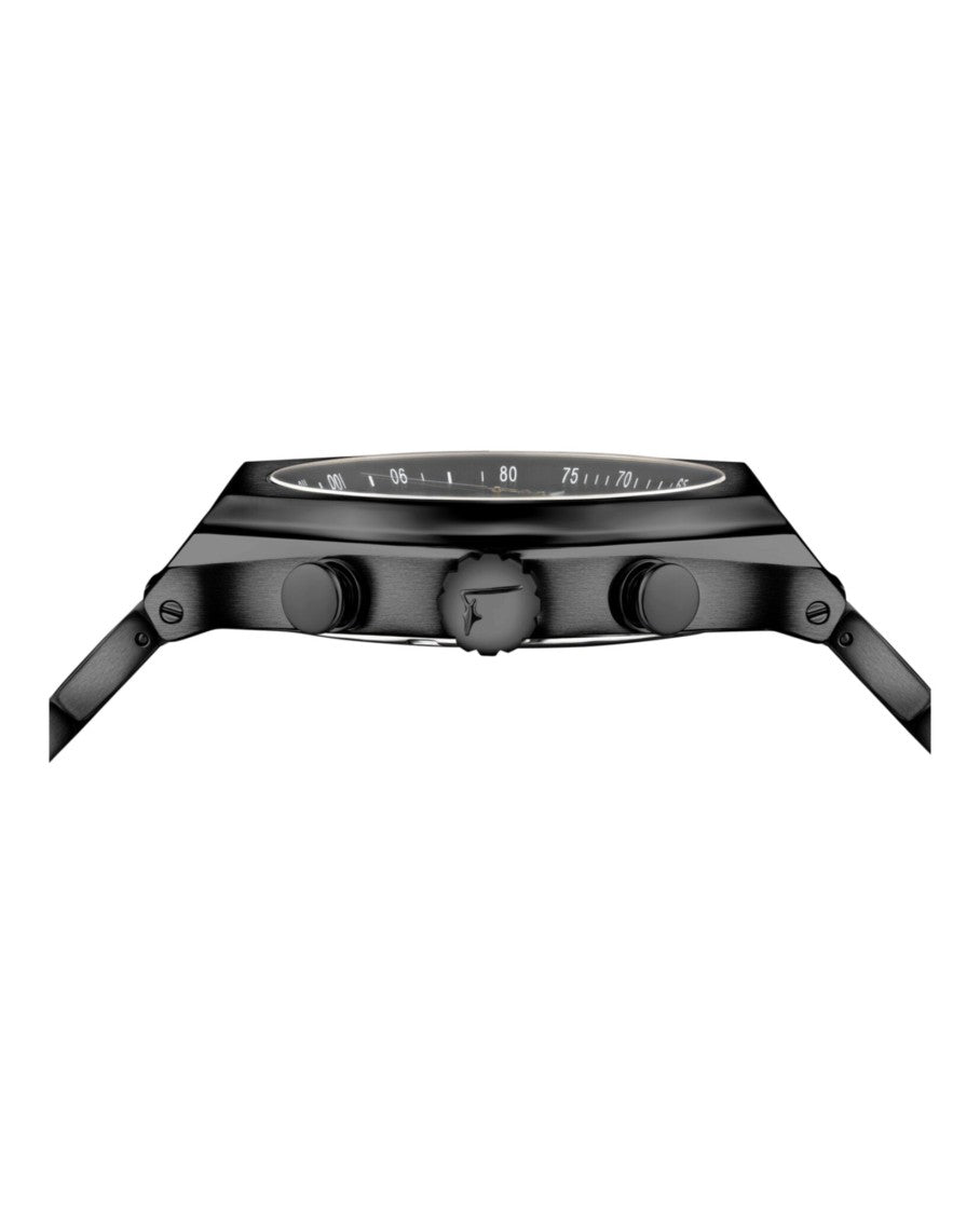 Ferragamo Tonneau Chrono Bracelet Watch With Octagonal Case