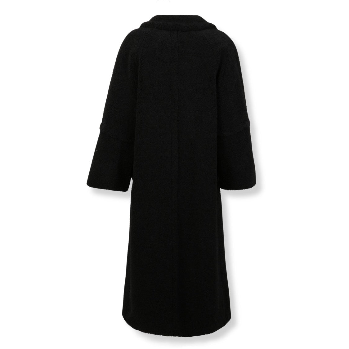 Herno Plush Long Teddy Coat With Relaxed Silhouette