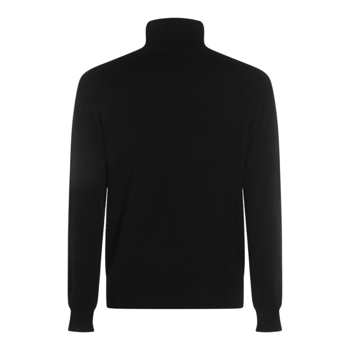 Malo Fine-Knit Turtleneck Sweater With Ribbed Cuffs