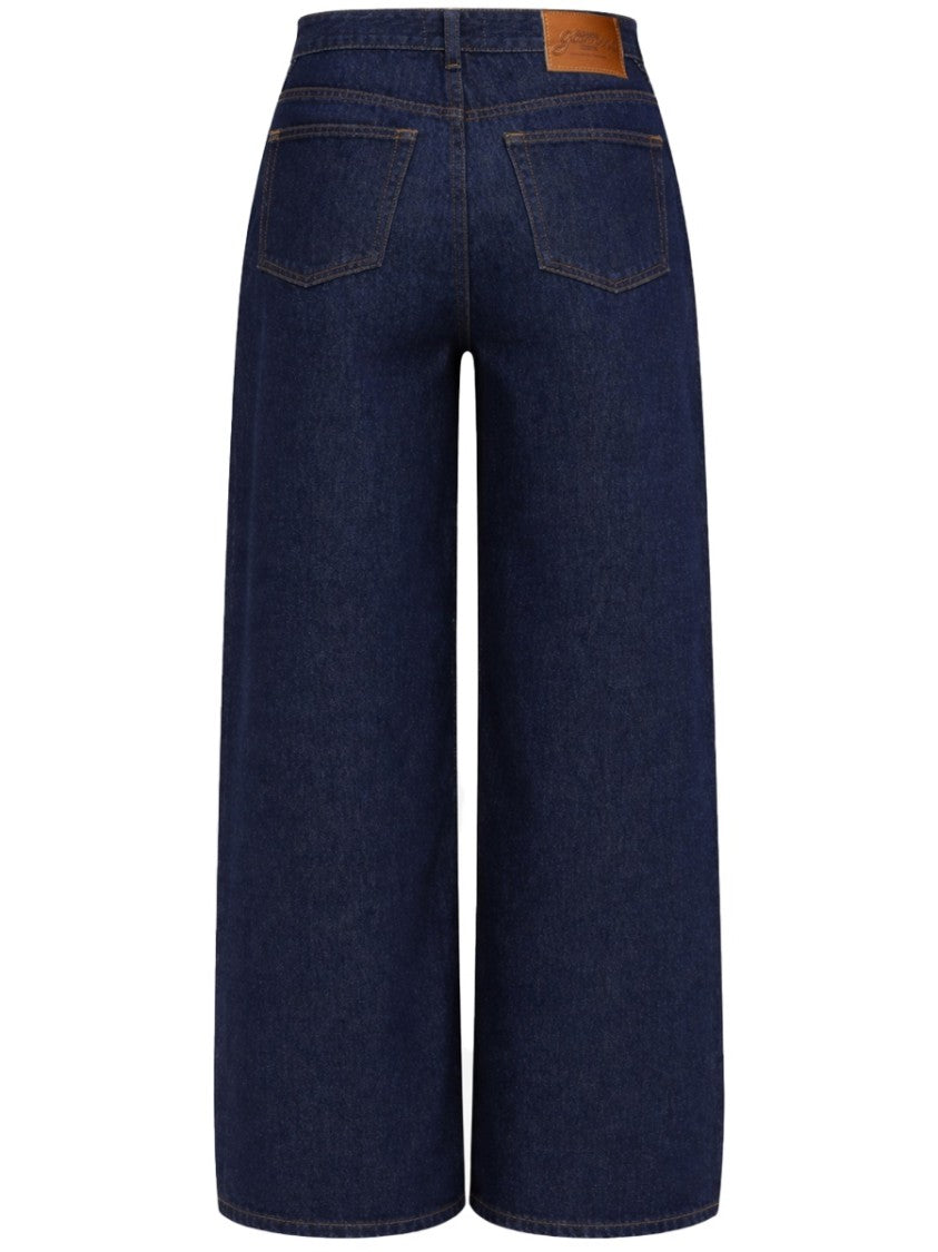 Ganni Deep Indigo Izey Organic Cotton Jeans