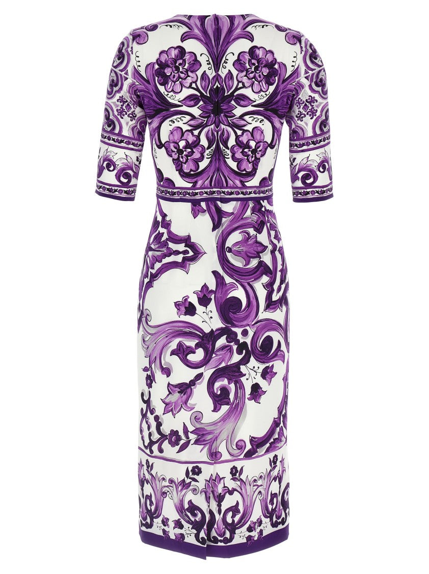 Dolce & Gabbana Maiolica' Print Dress