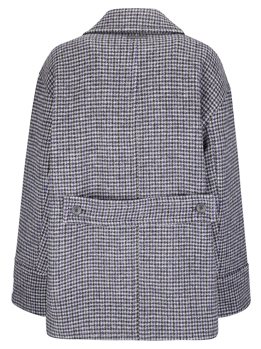 Calvin Klein Double-Breasted Tailored Pea Coat