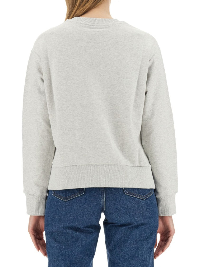 A.P.C. Cropped Hem Sweatshirt