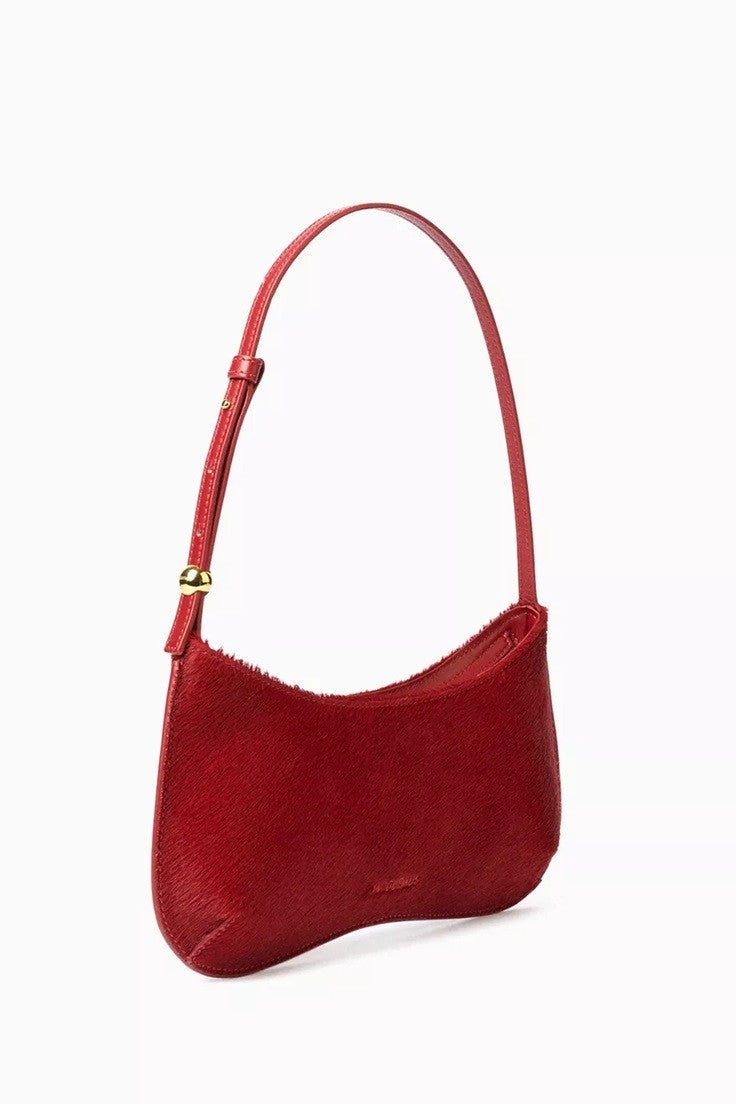 Jacquemus Textured Cowhide Leather Shoulder Bag