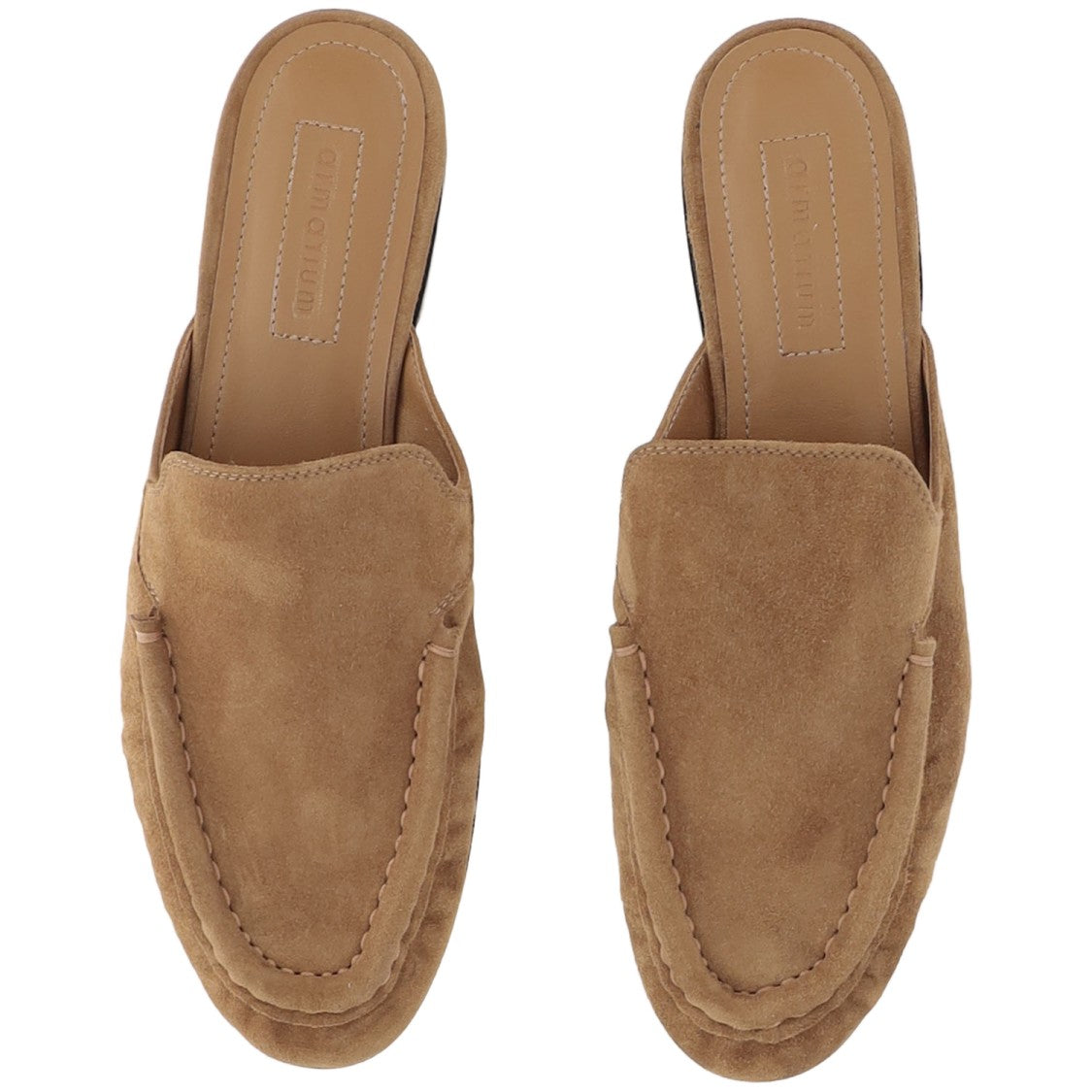 Armarium Soft Suede Leather Slip-On Mules
