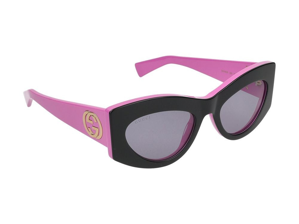 Gucci Sunglasses Gg1843s 005 Black Fuchsia Grey 53/20/140