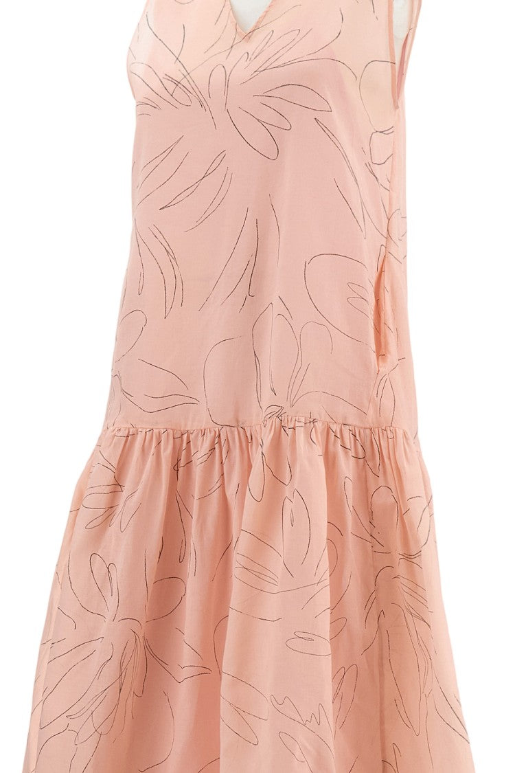 Plan C Long Organza Dress