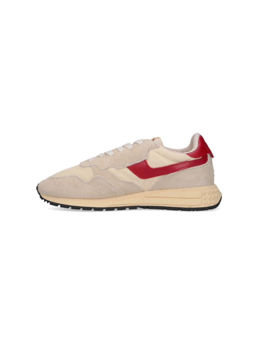 Autry Beige Low-Top Sneakers With Minimalist Design