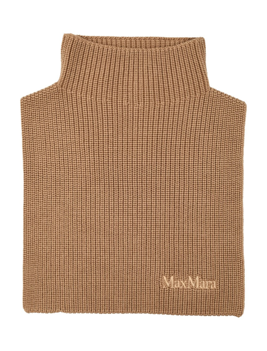Max Mara Orsola Wool Ribbed Neckwarmer