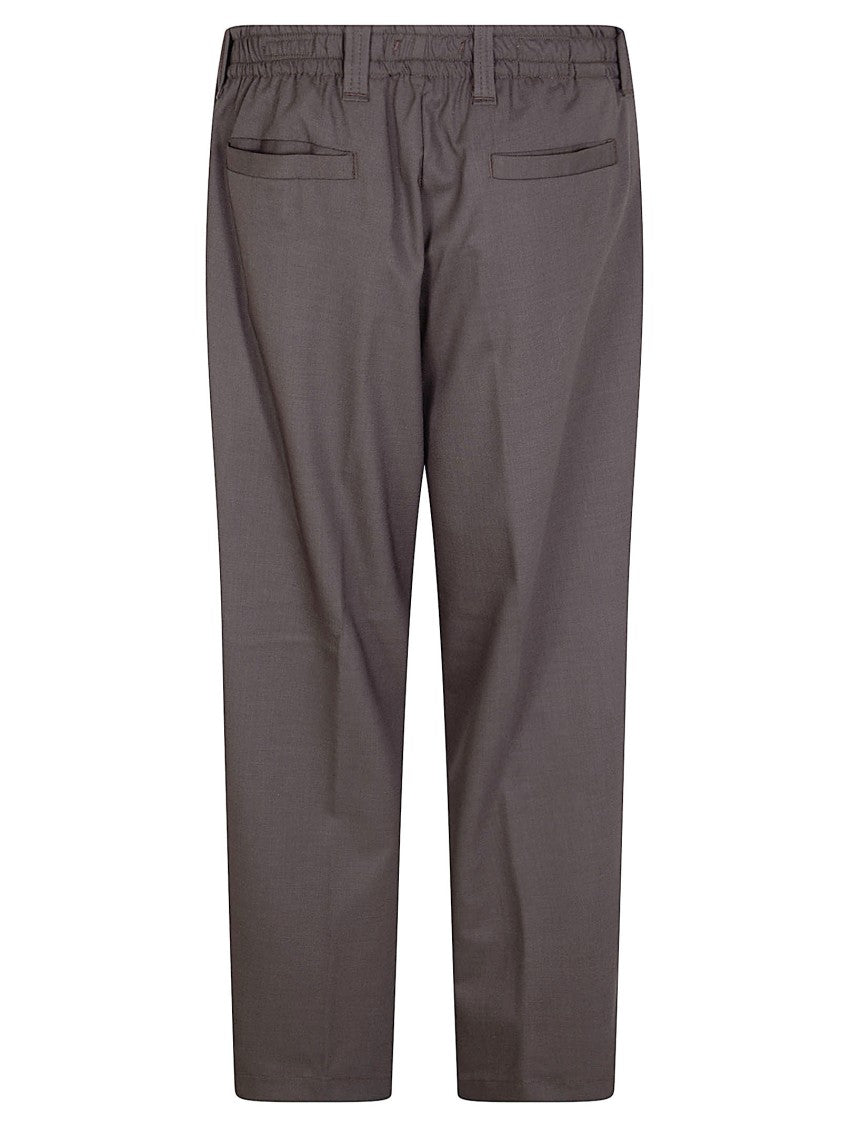Myths Straight-Leg Trousers With Subtle Sheen And Tailored Finish
