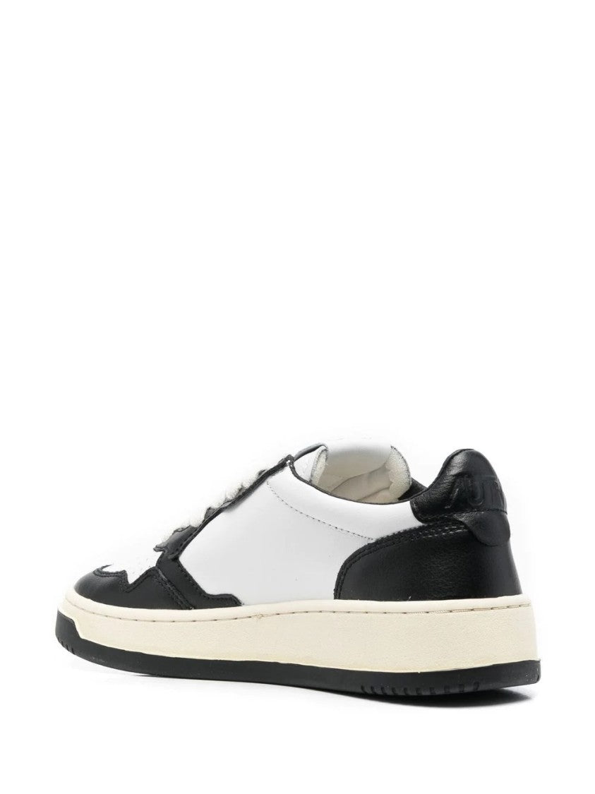 Autry Classic White Sneakers With Leather Detailing
