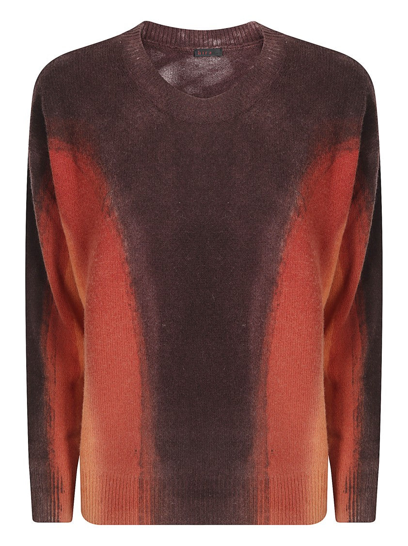 Hira Colorful Crew Neck Sweater