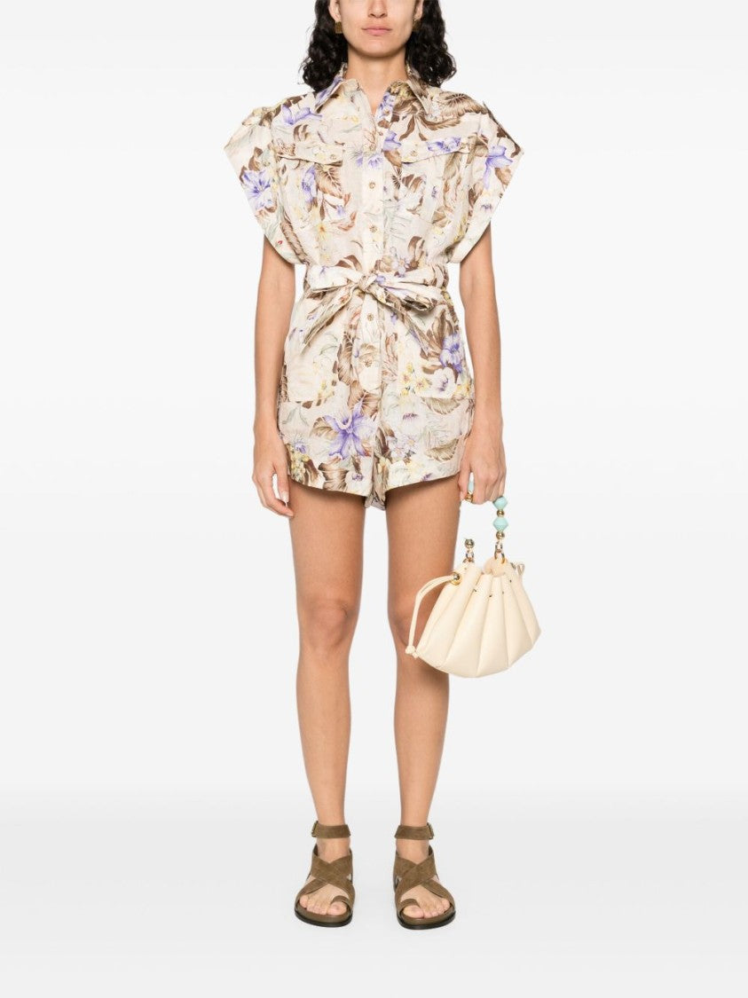 Zimmermann Coco Cuffed Playsuit