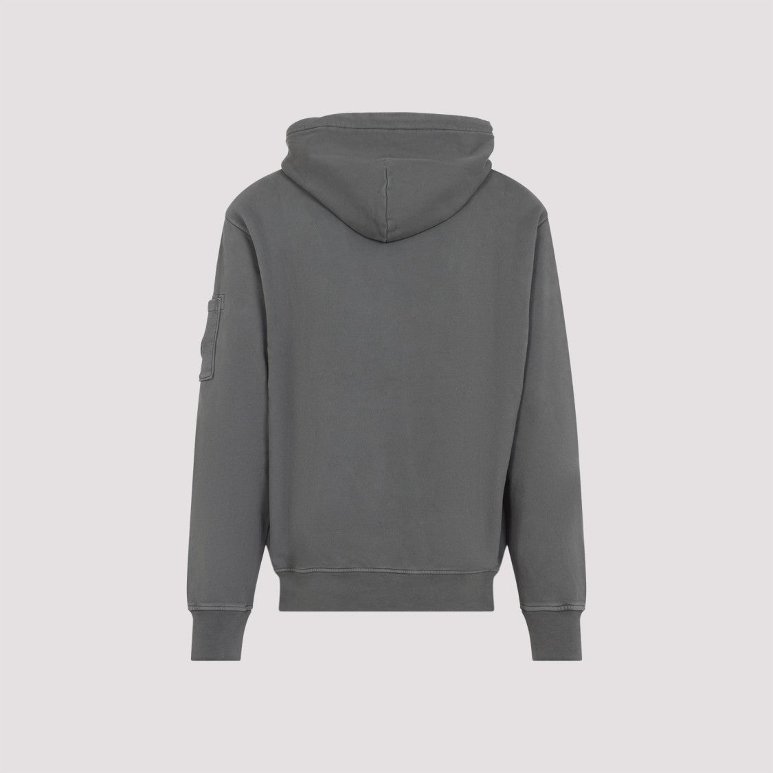 C.P. Company Grey Cotton Hoodie