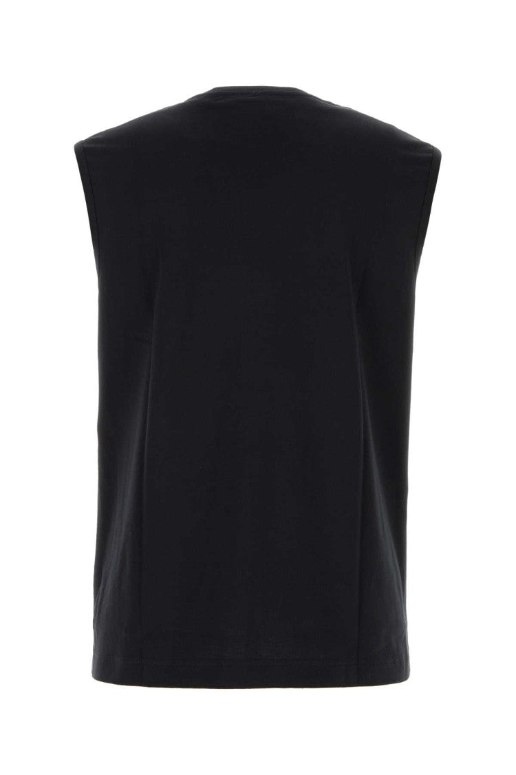 Burberry Black Stretch Cotton Tank Top
