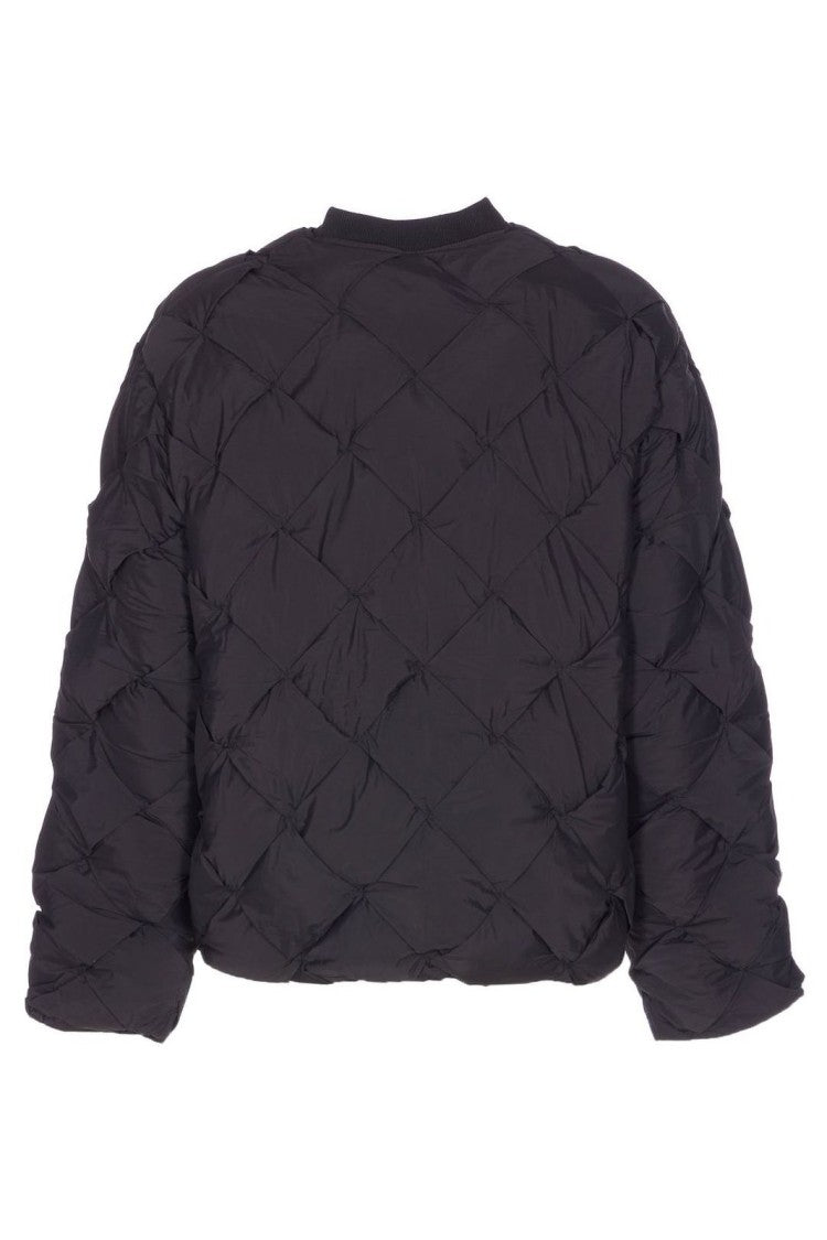Represent Pillow-Quilted Puffer Jacket With High Collar