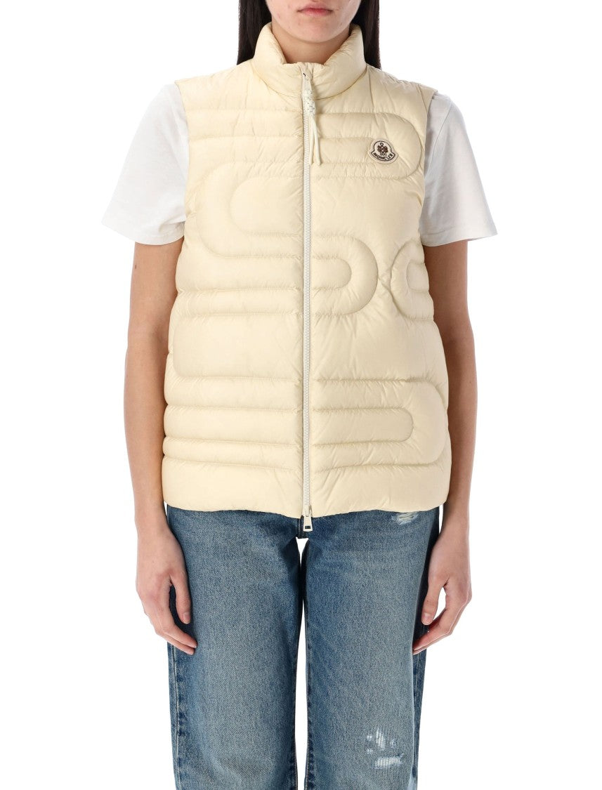 Moncler Xihu Snake-Quilted Down Gilet