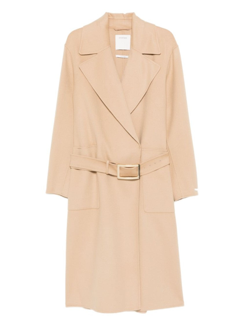 Sportmax Beige Classic Tailored Belted Waist Coat